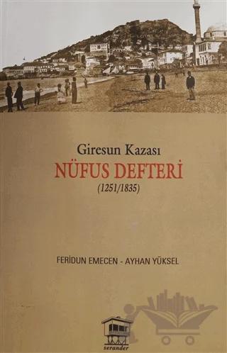 Giresun Kazası Nüfus Defteri (1251/1835)