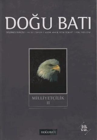 Doğu Batı Düşünce Dergisi Yıl: 10 Sayı: 39 - Milliyetçilik - 2