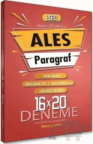 2021 ALES Paragraf Sözel Yetenek 16x20 Deneme