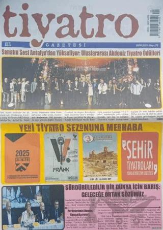 Tiyatro Gazetesi Sayı: 172 Ekim 2025