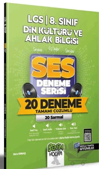 2022 LGS 8. Sınıf Din Kültürü ve Ahlak Bilgisi SES Deneme Serisi 20 Deneme