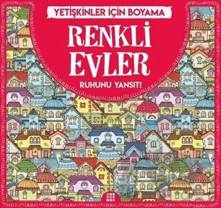 Renkli Evler - Yetişkinler İçin Boyama