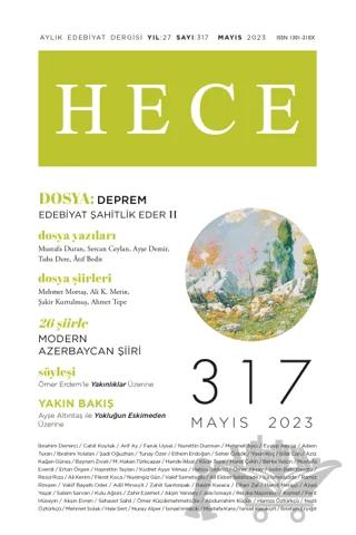 Hece Dergisi - Sayı: 317 Mayıs 2023