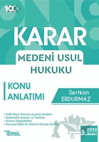 Karar Medeni Usul Hukuku Konu Anlatımı