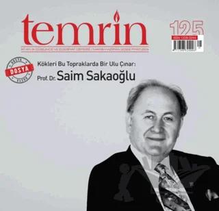 Temrin Düşünce ve Edebiyat Dergisi Sayı: 125 Mayıs - Haziran 2022