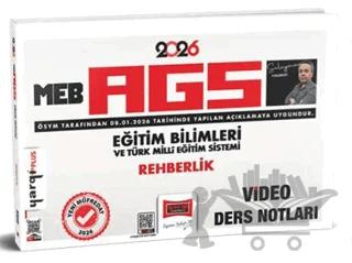 2026 MEB-AGS Eğitim Bilimleri ve Türk Milli Eğitim Sistemi Rehberlik Video Ders Notları