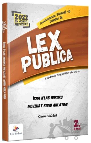 Lex Publica İcra İflas Hukuku Adli Hakimlik Mevzuat Konu Anlatımı