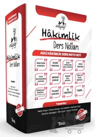İmtiyaz Adli Hakimlik Ders Notları Seti