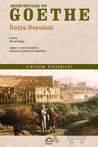 İtalya Seyahati – Johann Wolfgang von Goethe – İletişim Yayınevi kitap kapağı
