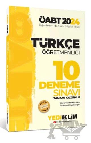 ÖABT Türkçe Öğretmenliği Tamamı Çözümlü 10 Deneme Sınavı – Kolektif – Yediiklim Yayınları kitap kapağı