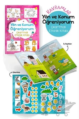 Kavramlar – Yön ve Konum Öğreniyorum – Çıkartmalı Etkinlik Kitabı