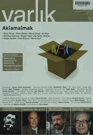 Varlık Edebiyat ve Kültür Dergisi Sayı: 1275 Aralık 2013
