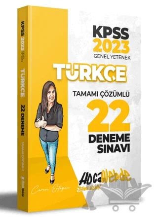 Hocawebde 2023 KPSS Türkçe Tamamı Çözümlü 22 Deneme
