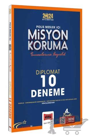 2024 Polis Meslek İçi Misyon Koruma Sınavlarına Hazırlık Yıldız Serisi Diplomat 10 Deneme – Kolektif – Yargı Yayınevi kitap kapağı