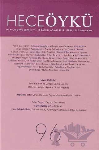 Hece Öykü Dergisi Sayı: 96 (Aralık - Ocak 2020)