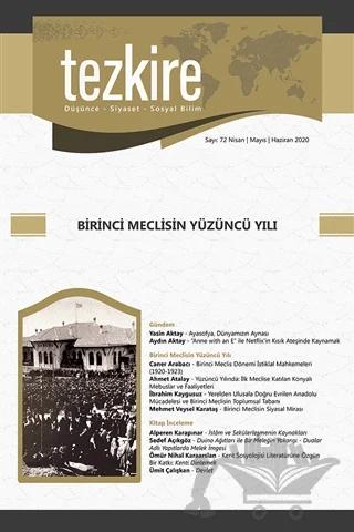 Tezkire Dergisi Sayı: 72 Nisan -Mayıs - Haziran 2020