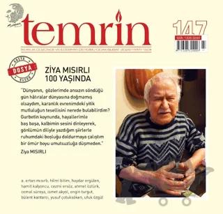 Temrin Düşünce ve Edebiyat Dergisi Sayı: 147 Ocak - Şubat 2026