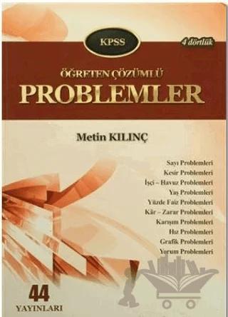 KPSS Öğreten Çözümlü Problemler