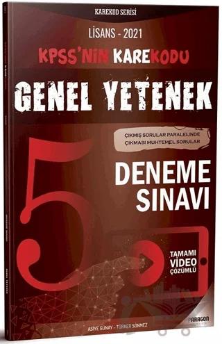 2021 KPSS Lisans Genel Yetenek Video Çözümlü 5 Deneme Sınavı