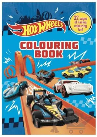 Hot Wheels Colouring Book