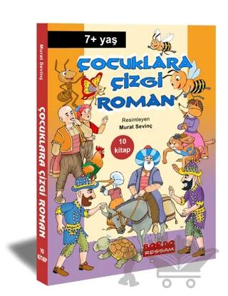 Çocuklara Çizgi Roman - Renkli Resimli 10 Kitap set