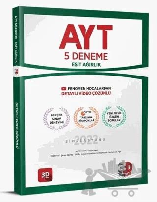 AYT 5'li Eşit Ağırlık Deneme