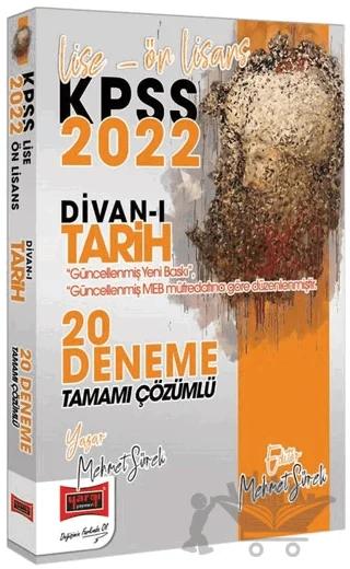 2022 KPSS Lise Ön Lisans Divanı Tarih Tamamı Çözümlü 20 Deneme