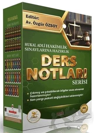2026 HUKAL Adli Hakimlik Ders Notları Seti