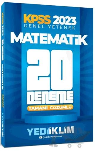 2023 KPSS Genel Yetenek Matematik Tamamı Çözümlü 20 Deneme