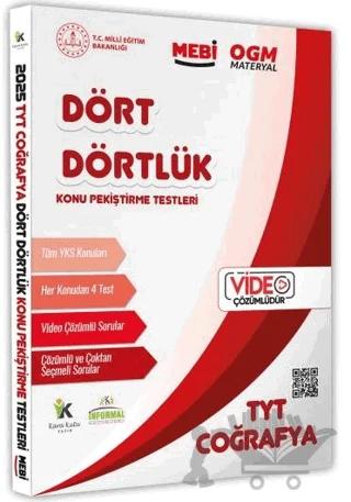 2025 YKS-TYT MEBİ-OGM Dört Dörtlük Coğrafya Pekiştirme Testi Soru Bankası Video Çözümlü