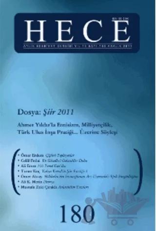 Hece Aylık Edebiyat Dergisi Sayı: 180