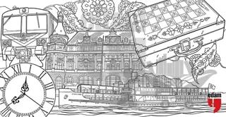 İstanbul Haydarpaşa Tuval Boyama