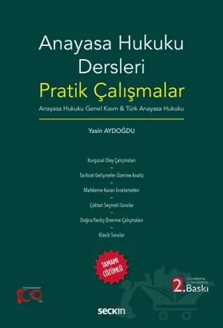 Anayasa Hukuku Dersleri Pratik Çalışmalar