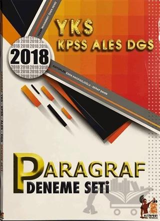 2018 YKS KPSS ALES DGS Paragraf Deneme Seti