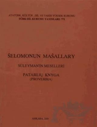 Selomonun Masallary / Süleyman’ın Meselleri