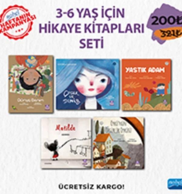 3-6 YAŞ İÇİN HİKAYE KİTAPLARI SETİ