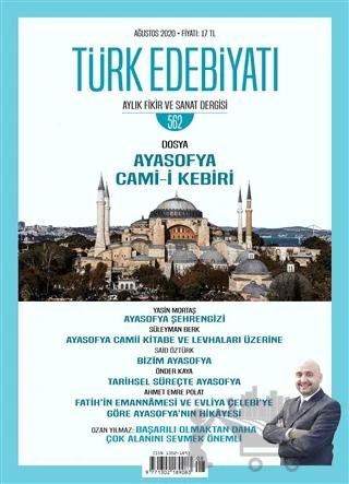 Türk Edebiyatı Dergisi Sayı: 562 Ağustos 2020