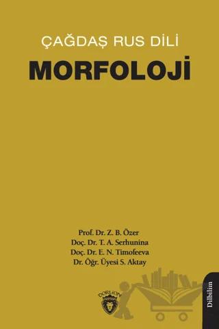 Çağdaş Rus Dili Morfoloji