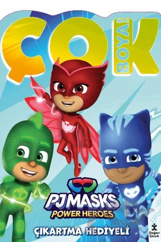 Pjmask Çok Boya! Çıkartmalı Dev Boyama Kitabı