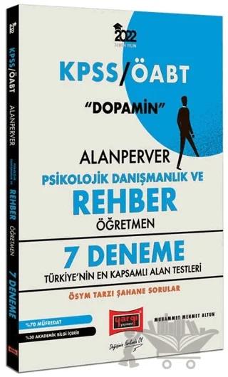 2022 ÖABT Dopamin AlanPerver Psikolojik Danışmanlık ve Rehber Öğretmen 7 Deneme
