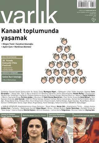 Varlık Edebiyat ve Kültür Dergisi Sayı: 1334 Kasım 2018