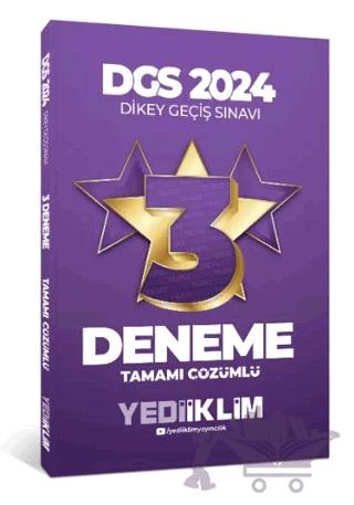 2024 DGS Tamamı Çözümlü 3 Deneme – Kolektif – Yediiklim Yayınları kitap kapağı