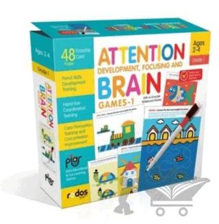 Attention Development, Focusing and Brain Games-1 - Grade-Level 1 - Ages 2-4