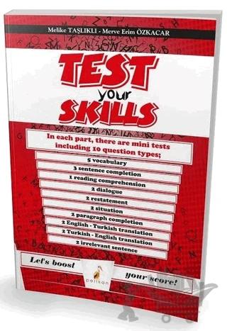 Test Your Skills – Melike Taşlıklı, Merve Erim Özkacar – Pelikan Tıp Teknik Yayıncılık kitap kapağı