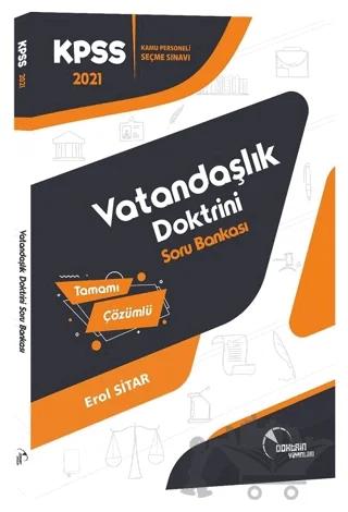 2021 KPSS Vatandaşlık Soru Bankası – Erol Sitar – Doktrin Yayınları kitap kapağı