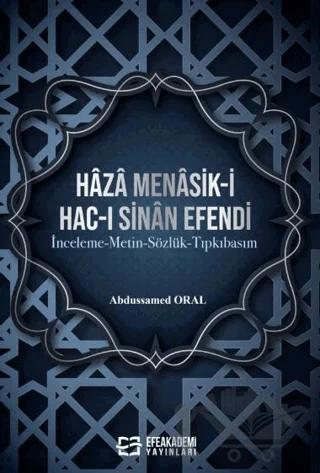 Haza Menasik-i Hac-ı Sinan Efendi