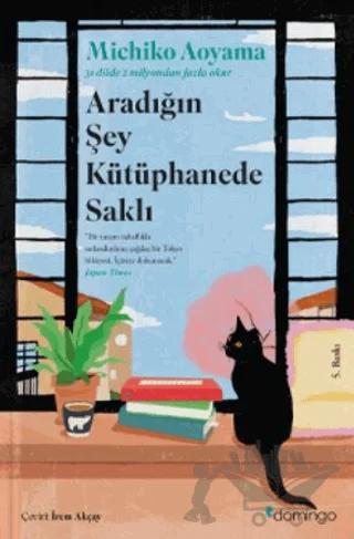 Aradığın Şey Kütüphanede Saklı – Michiko Aoyama – Domingo Yayınevi kitap kapağı