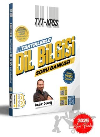 2025 TYT - KPSS Taktiklerle Dil Bilgisi Tamamı Video Çözümlü Soru Bankası