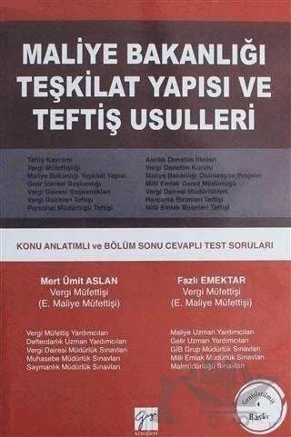 Maliye Bakanlığı Teşkilat Yapısı ve Teftiş Usulleri