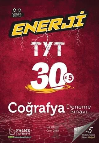 Palme YKS TYT Enerji Coğrafya 30 Deneme Sınavı Video Çözümlü